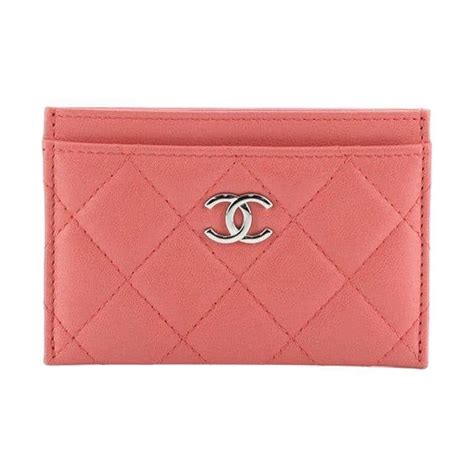 chanel lambskin quilted card holder|Classic card holder .